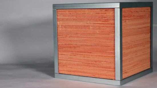 Sistema de aire Holtop Erv Ahu Entalpía usada Calor total Flujo cruzado Aleta de placa Precio del intercambiador de calor aire-aire