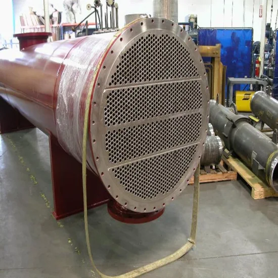 Intercambiador de calor de haz de tubos y carcasa en U químico de condensado de alta presión de acero al carbono, acero inoxidable (SS304L, 316, 2205), titanio y níquel
