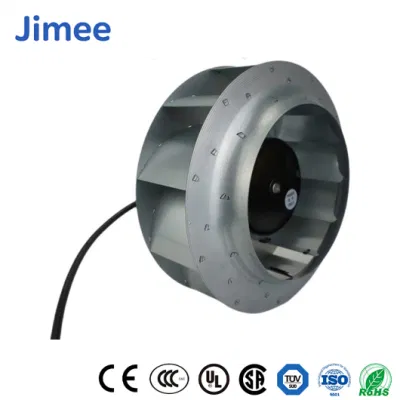 Motor Jimee Fabricantes de sopladores industriales de China Jm175/42D4a2 72 (dBA) Nivel de ruido Ventiladores centrífugos de CC Ventiladores comerciales para exteriores Ventilador industrial accionado por correa